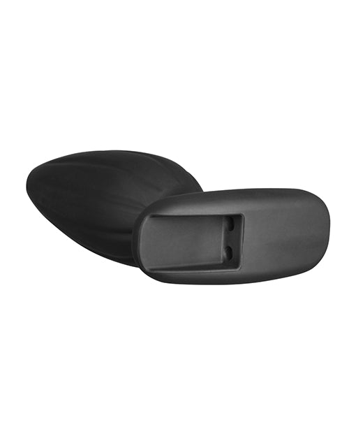 ElectraStim Silicone Noir Rocker Medium Butt Plug with E-Stim Inputs