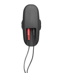 ElectraStim Silicone Noir Rocker Medium Butt Plug with E-Stim Inputs
