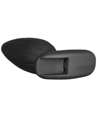 ElectraStim Silicone Noir Rocker Butt Plug - Large with Rocker Base
