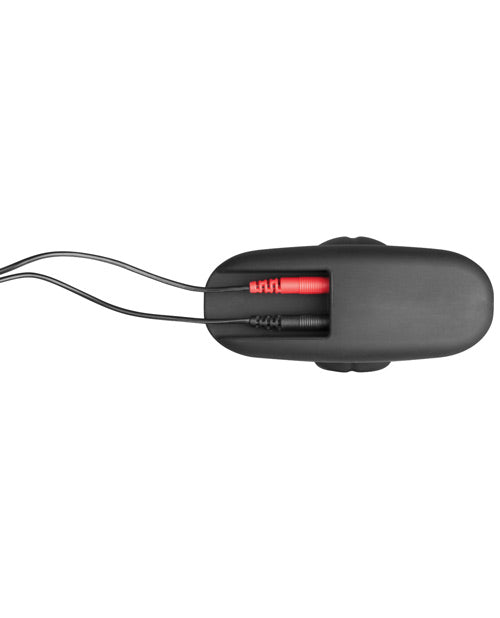 ElectraStim Silicone Noir Rocker Butt Plug - Large with Rocker Base