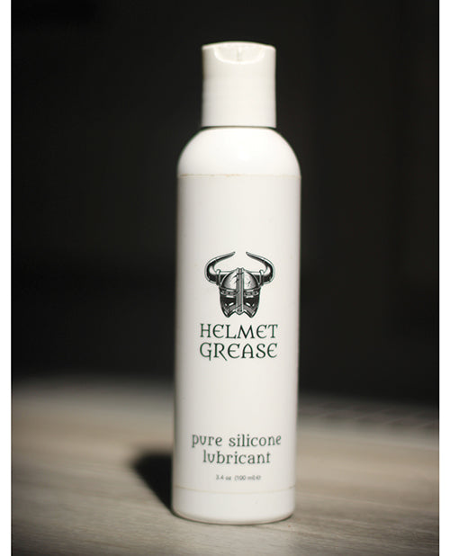 Helmet Grease Silicone Lubricant Long-Lasting Paraben-Free 3.4 oz Bottle for Intimate Pleasure