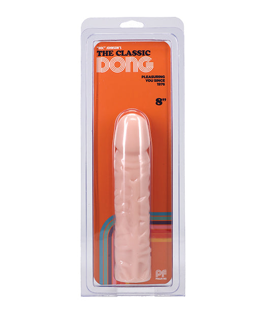 Doc Johnson Dongs & Dildos Lifelike White PVC classic dong for authentic solo and partnered pleasure