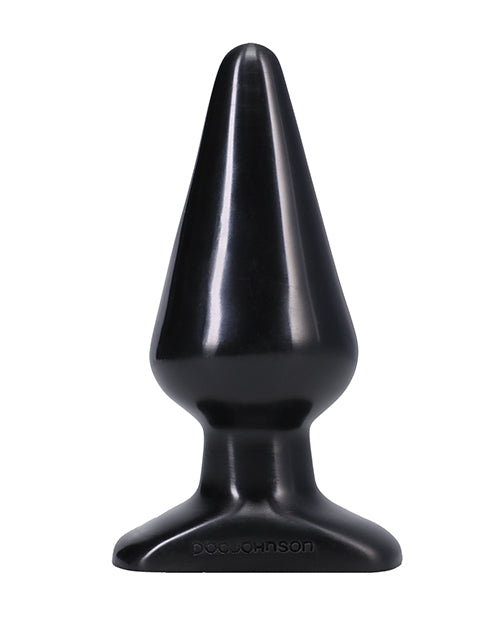 Classic Black Butt Plug with Tapered Tear-Drop Shape for Beginners