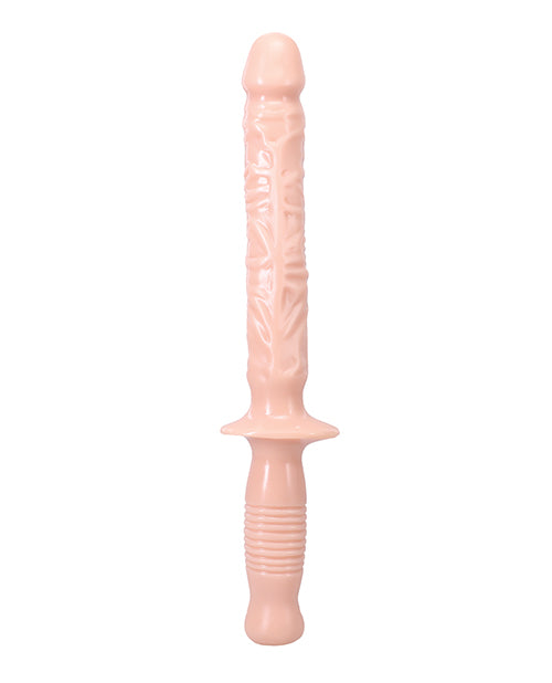 Manhandler 14.5" PVC Dong with Veined Shaft and Grip Handle