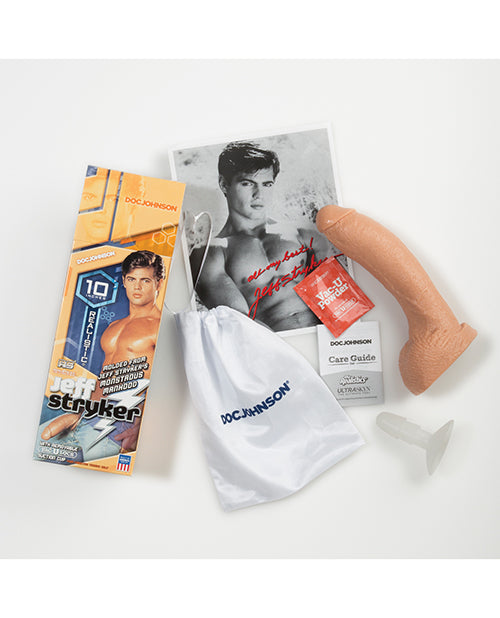 Jeff Stryker 10-Inch Realistic Molded Dildo with Plush Balls