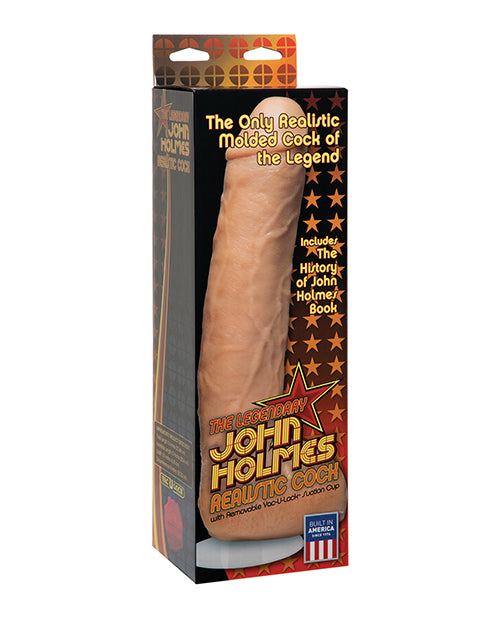 The Realistic Cock Dildo Sculpted John Holmes Lifelike Details Suction Cup Base for Authentic Intimate Experience
