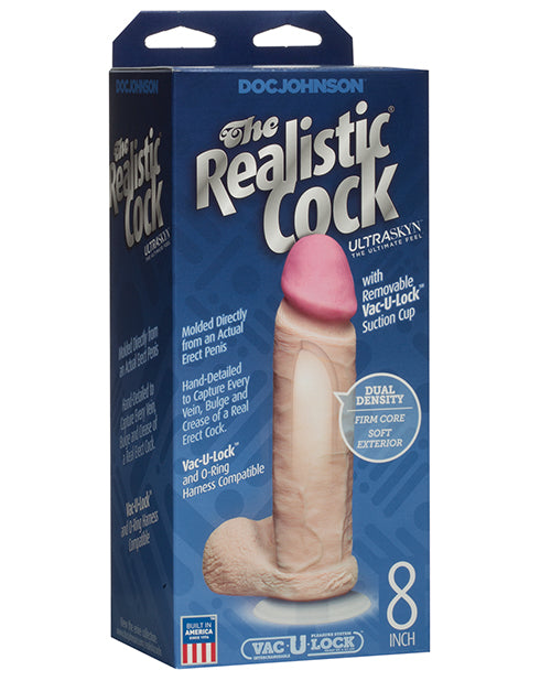 UR3 Dongs & Dildos Realistic ULTRASKYN Dual-Density Lifelike Details with Suction Cup for Versatile Pleasure Use