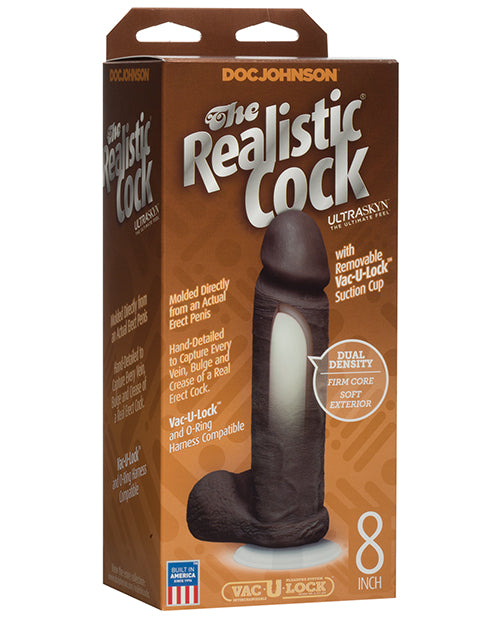 UR3 Dildo Dual-Density ULTRASKYN Suction Base Lifelike Detailing for Realistic Sensation
