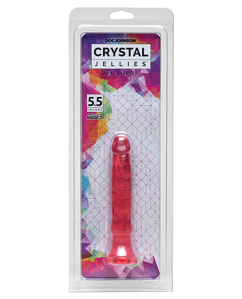 Crystal Jellies Anal Starter soft flexible realistic head phthalate-free material for beginner anal play