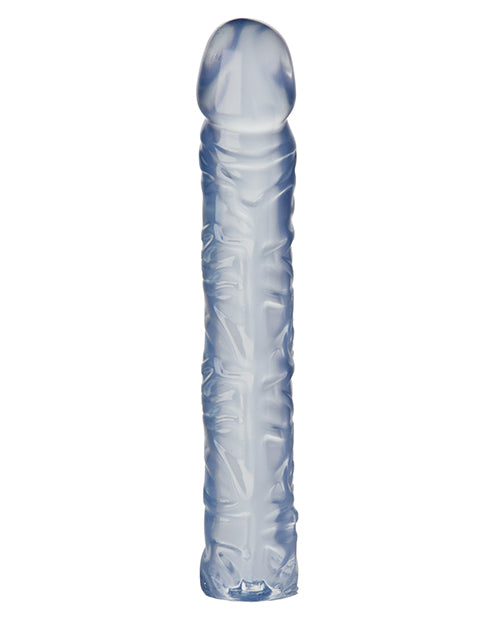 Crystal Jellies 10" Clear Classic Dildo with Realistic Veiny Texture