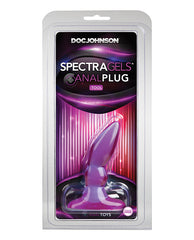 Spectra Gels Anal Plug Smooth Angled Shaft Flared Base for Targeted Prostate and G-Spot Stimulation