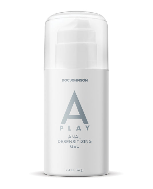 A-Play Anal Lubricant Gel with Lidocaine Numbing Agent and 3.4 oz Tube for Comfortable Anal Penetration