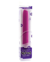 Velvet Touch Vibrator Magenta Waterproof Multi-Speed Powerful Motor for Intense Stimulation and Body-Safe Use