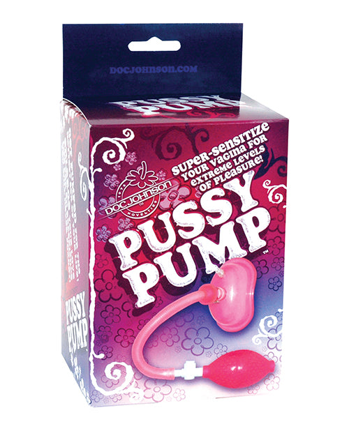 Doc Johnson Pussy Pump Stimulator with Contoured Cup and Body-Safe Material for Enhanced Sensitivity