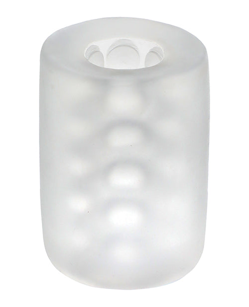 GoodHead Helping Head 2" Clear Mini Stroker with Massage Beads