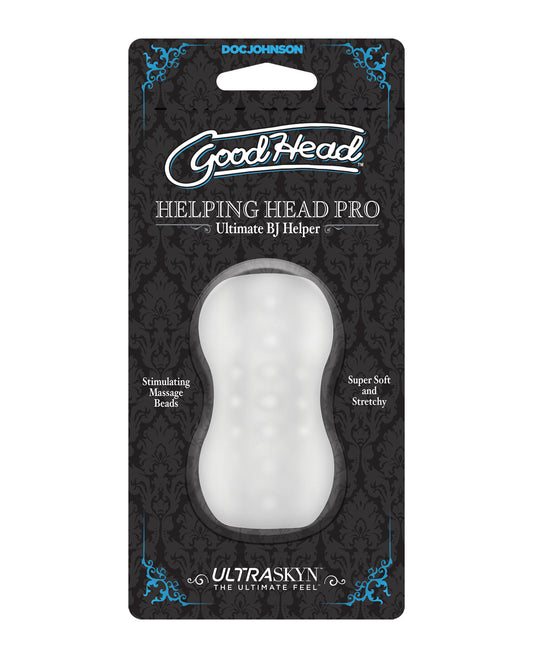 GoodHead Mini Stroker ULTRASKYN Compact Design Massage Beads for Oral Play and Male Stimulation