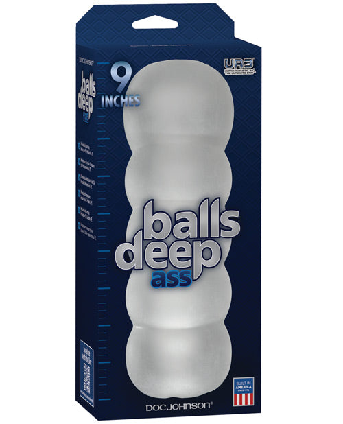 Balls Deep Stroker Masturbator Spiral Ridges Closed-End ULTRASKYN for Realistic Solo Play