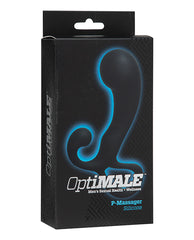 OptiMale Anal Product Silicone Prostate Massager with Pull Ring for Targeted P-Spot Stimulation and Comfort