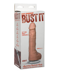 Bust It Dong & Dildo Realistic Squirting Function Textured Flesh Design for Realistic Stimulation