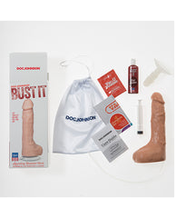 Bust It Squirting Realistic Cock with Nut Butter - 8.5 Inch Flesh Dong
