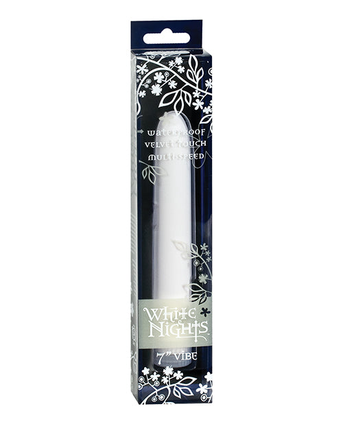White Nights Vibrator Velvet Touch Waterproof Multi-Speed Control for Personal Pleasure