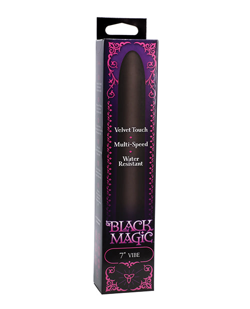Black Magic Vibrator 7-Inch Waterproof Multi-Speed Control for Personal Pleasure