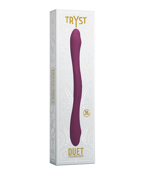 Tryst Vibrator Flexible Dual-Ended Silicone Design with Remote Control for Partner and Solo Play