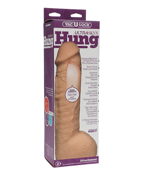 Vac-U-lock Strap-On Attachment Ultraskyn Realistic Texture 12 Inch Length for Intense Adult Play