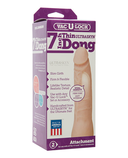 Vac-U-Lock Dong Attachment Realistic ULTRASKYN 7 Inch for Versatile Pleasure and Authentic Feel