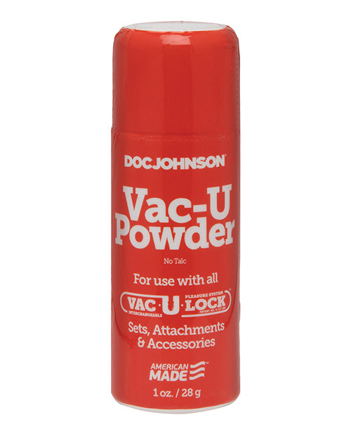 Vac-U-Lock Talc-Free Powder for Smooth Strap On Attachment