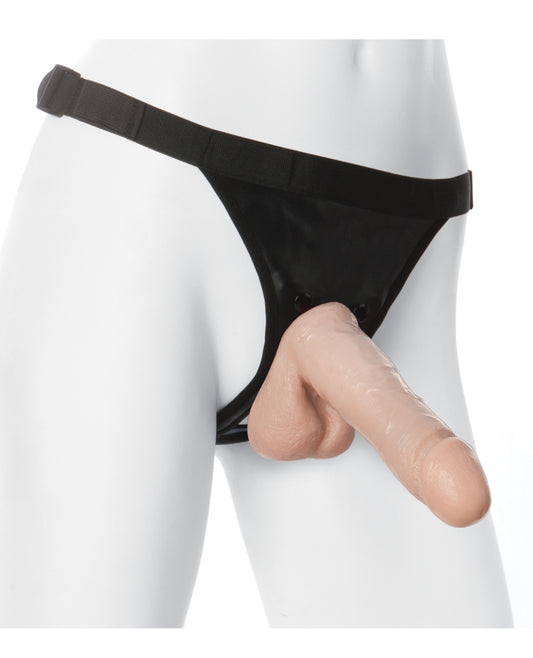 Ultra Harness 2 Strap On Set with 7-Inch Realistic Dong and Adjustable Straps