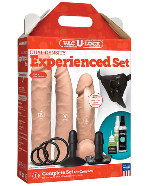 Vac-U-Lock Dongs & Dildos Dual Density ULTRASKYN Attachments Adjustable Harness for Advanced Strap-On Experience