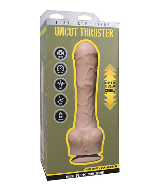 Fort Troff Sex Machine Mini Piston Thruster with Remote and Silicone Head for Intense Thrusting Sensation