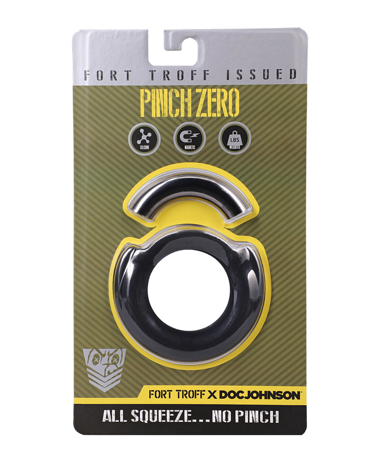 Fort Troff Pinch Zero Cock Ring - Black