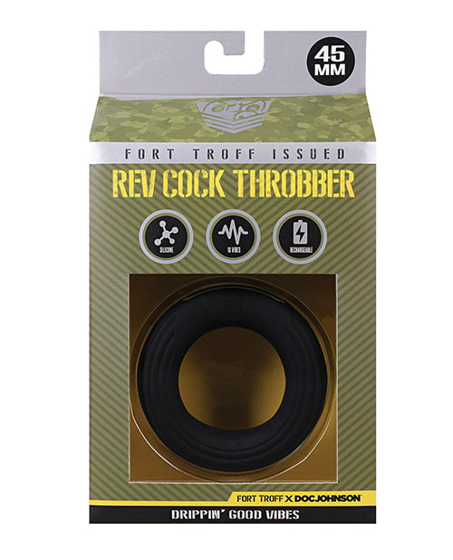 Fort Troff Vibrating Cock Ring with Dual Motors and ERGO Fit for Performance Enhancement