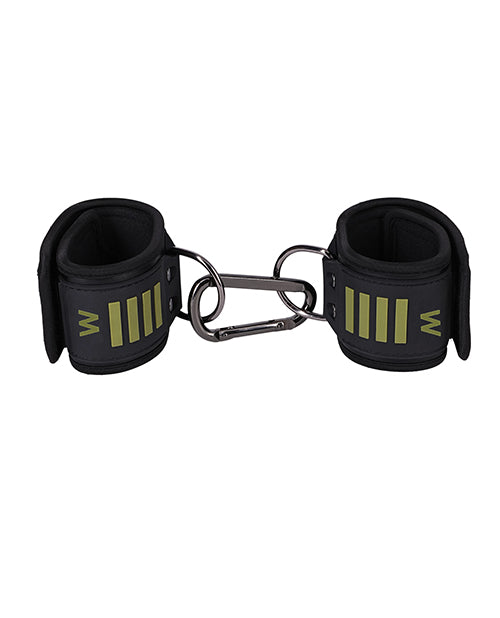 Fort Troff Tactical Wrist Cuffs with Neoprene Lining & Velcro Closure