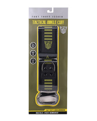 Fort Troff Bondage Blindfolds & Restraints Tactical Ankle Cuffs with Velcro and Neoprene Lining for Secure Comfortable Restraint