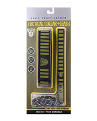 Fort Troff Bondage Collar & Leash Adjustable Neoprene Buckle-Free Design for Secure Restraint Play