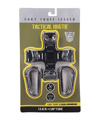 Fort Troff Hogtie Bondage Restraint with Steel D-Rings and Silicone Design for Secure Limb Restriction