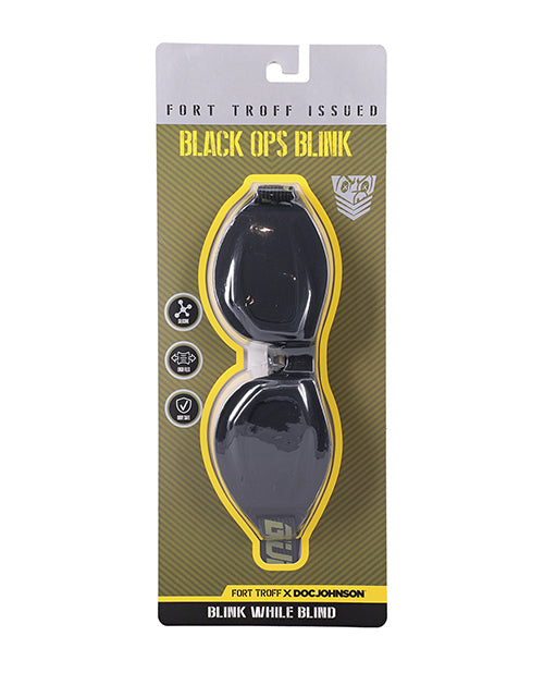Fort Troff Bondage Blindfold Cupped Silicone Adjustable Sensory Restraint for Enhanced Comfort