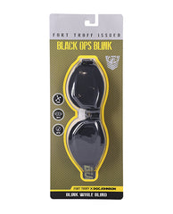 Fort Troff Bondage Blindfold Cupped Silicone Adjustable Sensory Restraint for Enhanced Comfort