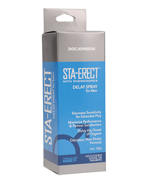 Doc Johnson Sexual Enhancer Spray Lidocaine and Pheromone-Infused for Delaying Climax and Boosting Desire