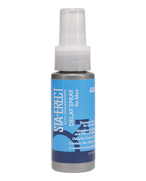 Sta-Erect Delay Spray with Lidocaine and Pheromones – 2 oz Sexual Enhancer