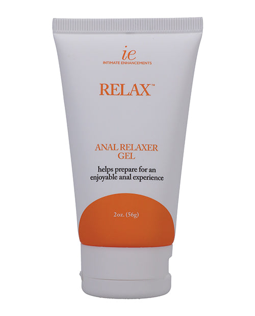 Relax Anal Relaxer Gel with Warming Water-Based Formula - 2 oz Tube