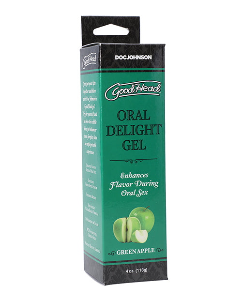 GoodHead Sexual Enhancer Oral Gel Green Apple Flavor Edible Formula for Enhanced Oral Intimacy