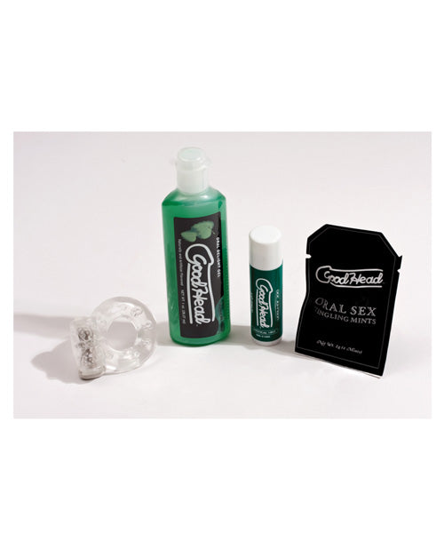 GoodHead Mint Oral Pleasure Kit for Him with Tingling Mints and Vibrating Ring