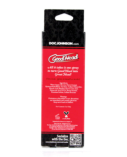 GoodHead Juicy Head Dry Mouth Spray – Juicy Apple Flavor Sexual Enhancer
