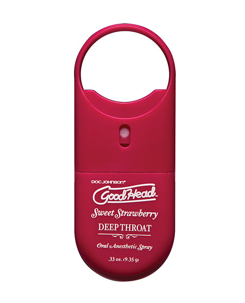 GoodHead Deep Throat Spray To-Go - Strawberry Flavored Oral Spray