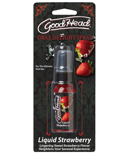 GoodHead Sexual Enhancer Oral Delight Spray Strawberry Flavor Sugar-Free Formula for Enhanced Oral Pleasure