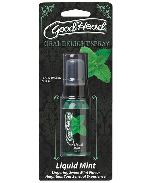 GoodHead Sexual Enhancer Oral Delight Spray Mint Flavor Sugar-Free Formula for Enhanced Oral Pleasure